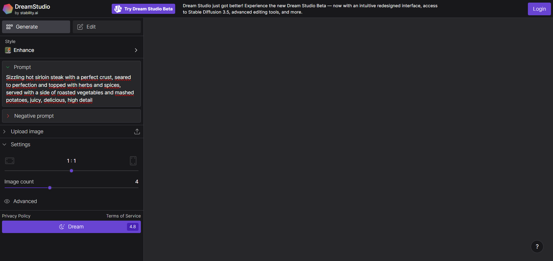Imagen generada por DreamStudio a partir de una descripción de texto