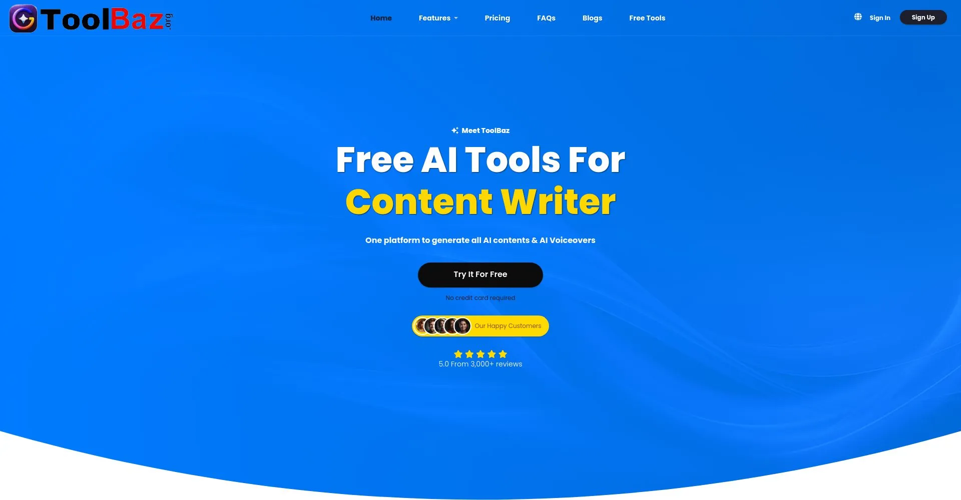 Captura de pantalla de ToolBaz.org