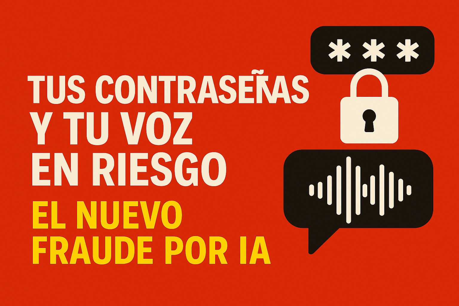 Tus Contraseñas y tu Voz en Riesgo: El Nuevo Fraude por IA - Academia de IA