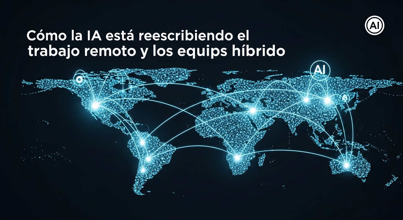 La Oficina Invisible: IA en el Trabajo Remoto y Equipos Híbridos