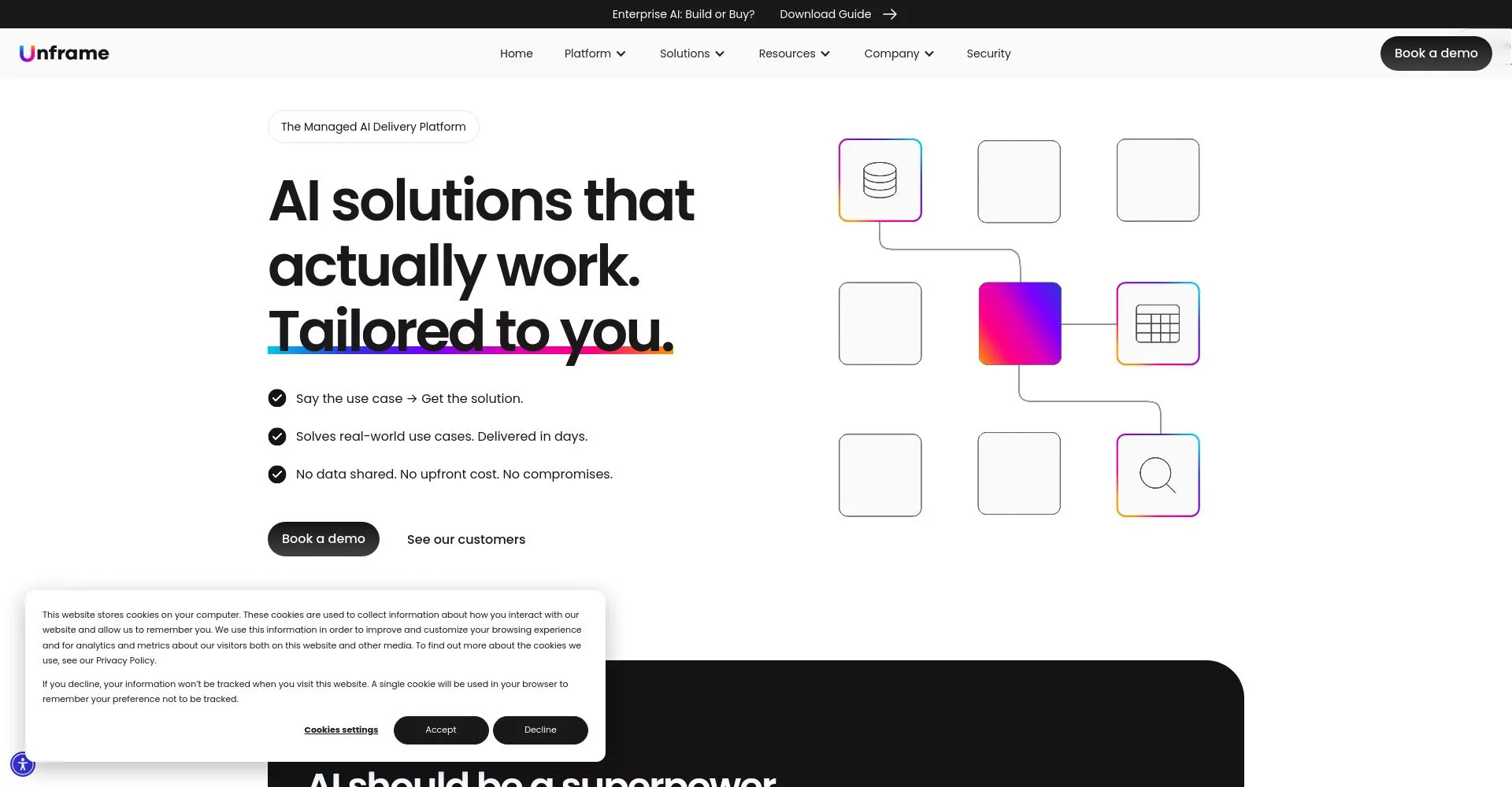 Plataforma de entrega de IA