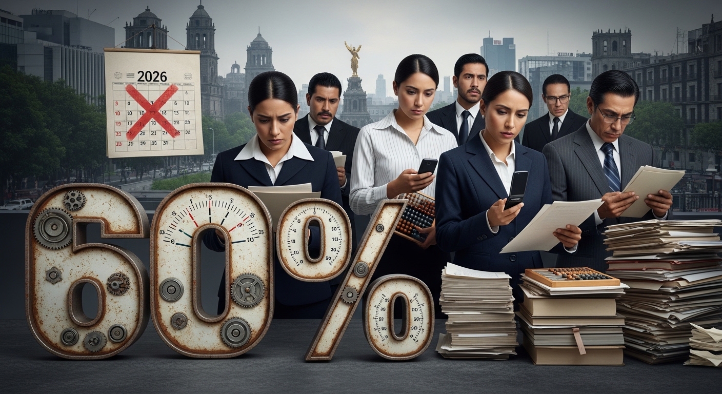 El 60% de las empresas mexicanas todavía no usa IA en 2026.
